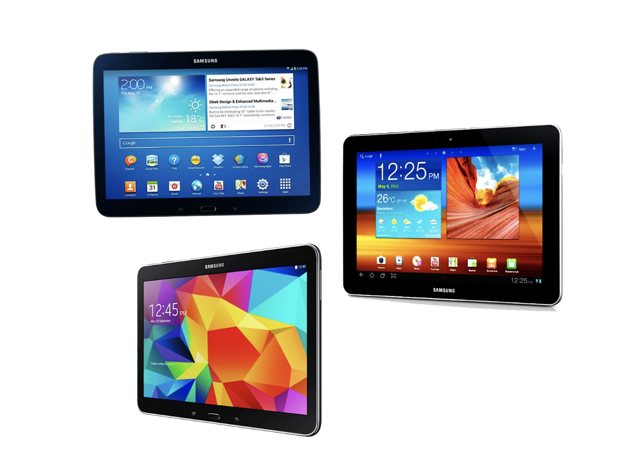 Renta de tablets Samsung varios modelos con pantalla de 10"